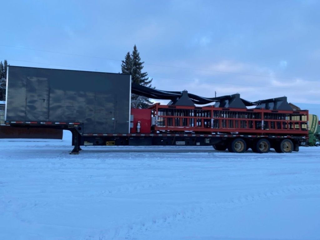 2019 Agri Green Maximizer 600 Hay Dryer mouted on Transcraft 53ft Trailer