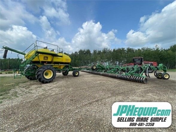 2002 John Deere 1820 Drill and 1900 Cart - #7893 JF