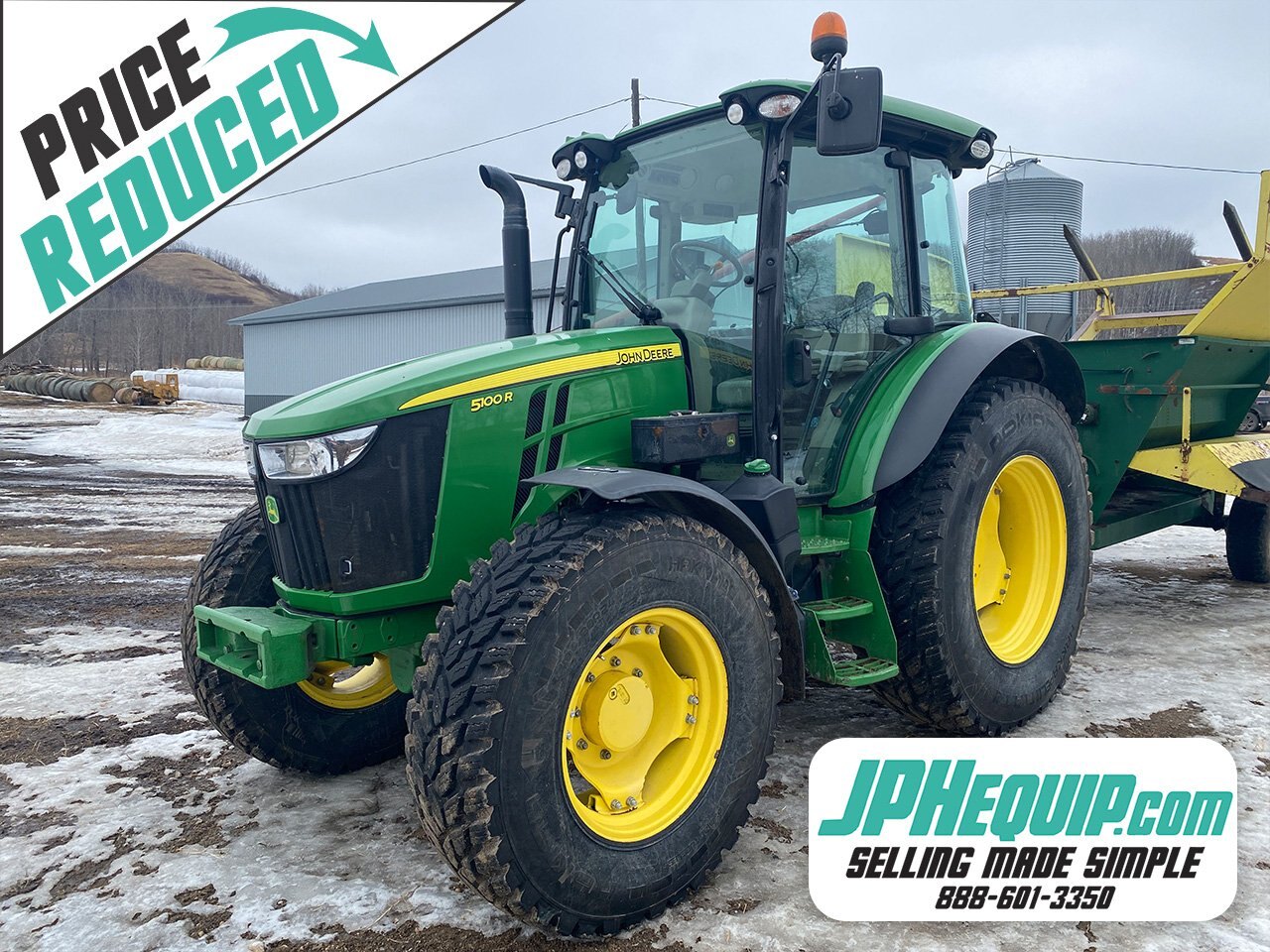 2018 John Deere 5100R Tractor #8395 BP