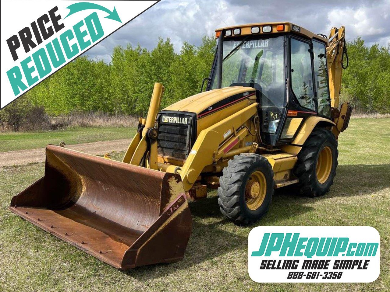 1998 CAT 416C 4x4 Backhoe Loader #8606 DP