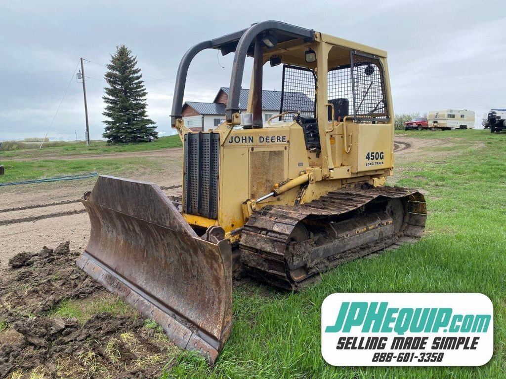 1992 Deere 450G Dozer with Angle Blade- #8597 BP