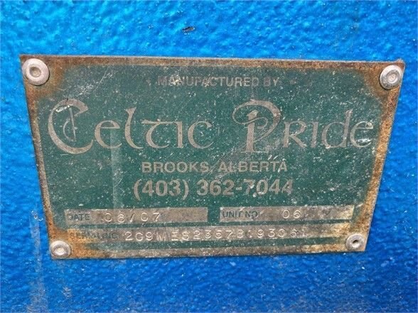 2007 Celtic Pride Swab Tank Trailer #7442 BP