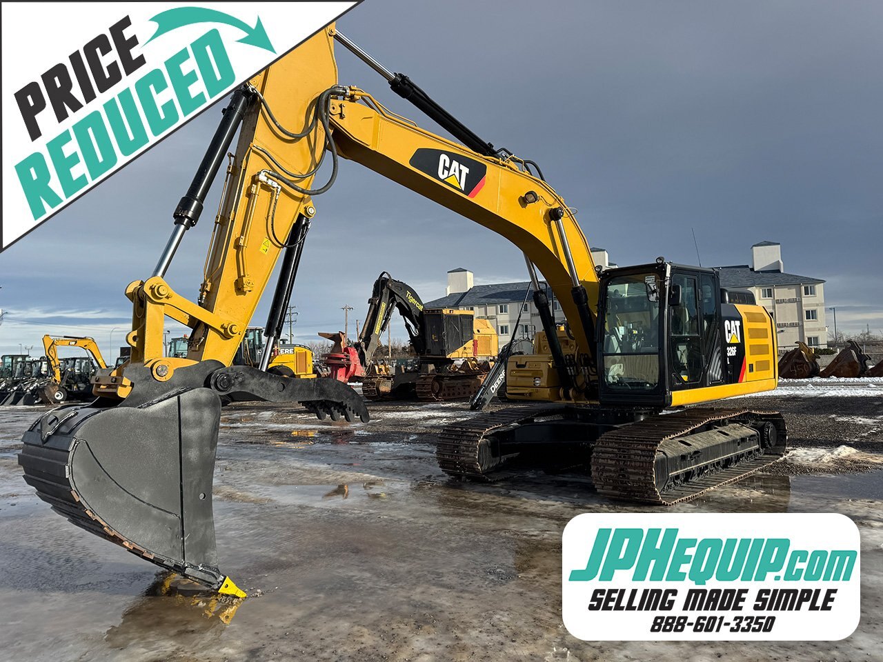 2018 Caterpillar 326FL Excavator with Aux Hydraulics #E60028 JPH