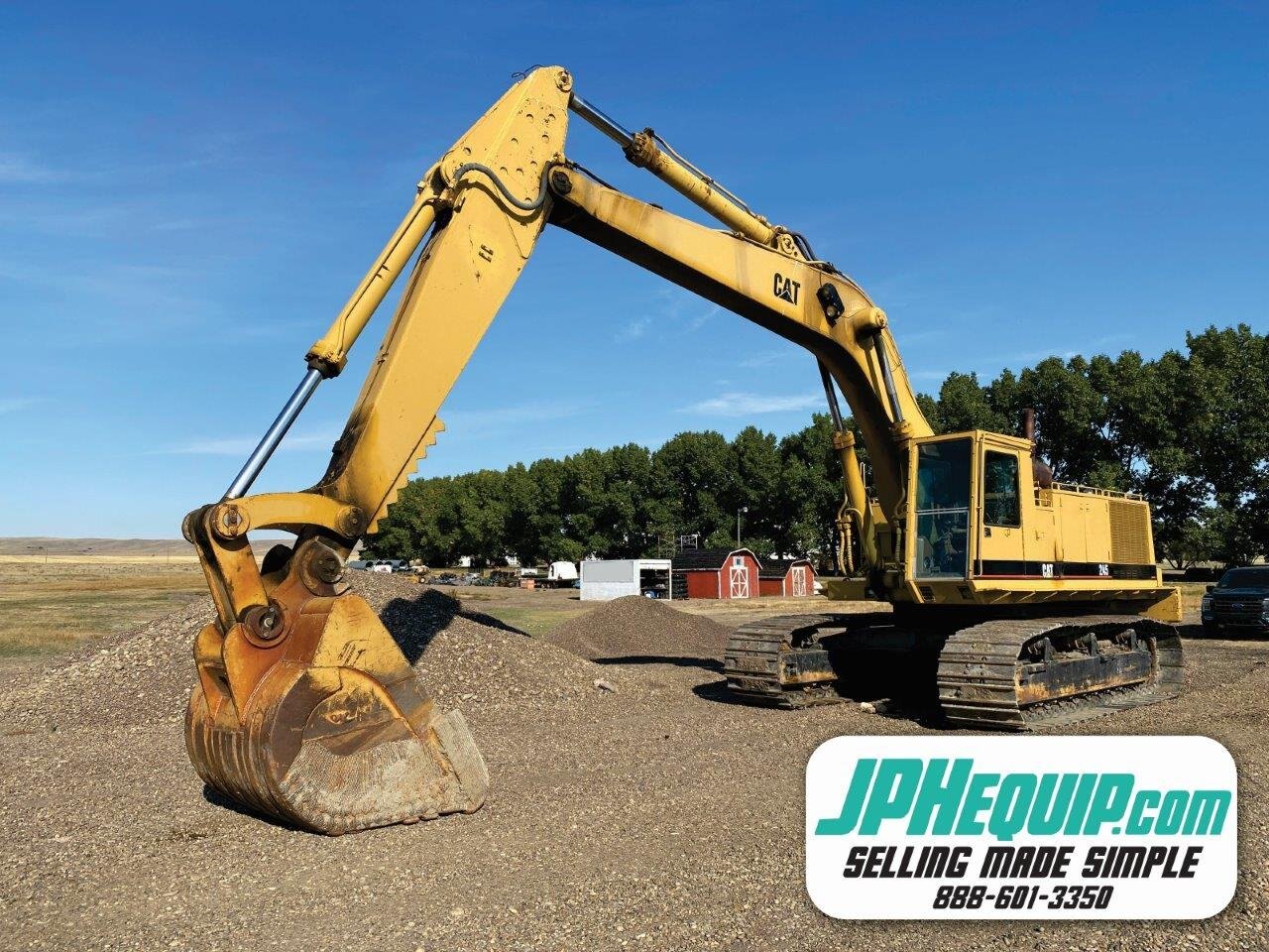 1978 CATERPILLAR 245 Excavator with Dig and Cleanup Bucket #6502 BP