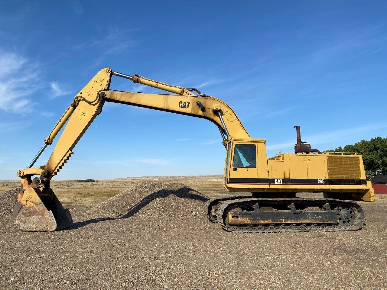 1978 CATERPILLAR 245 Excavator with Dig and Cleanup Bucket #6502 BP