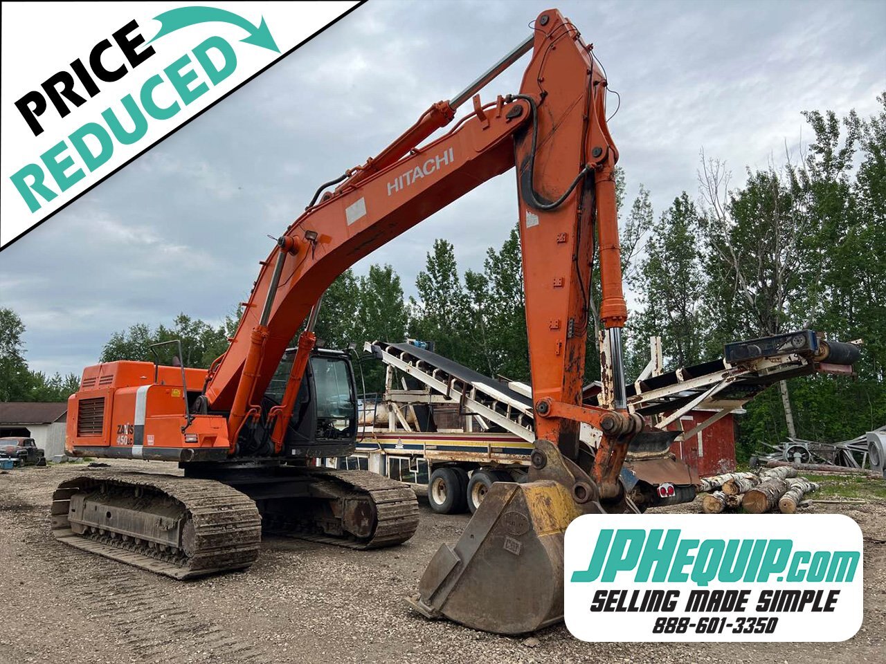 2011 Hitachi ZX450LC 3 Excavator #7467 JA