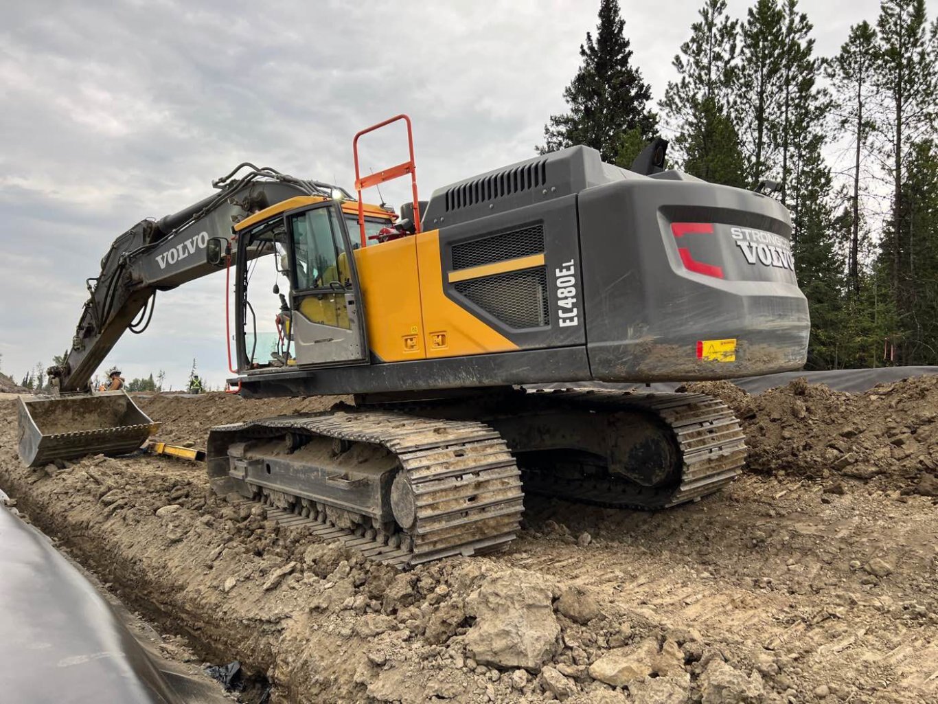 2021 Volvo EC480EL Excavator #7810 JF