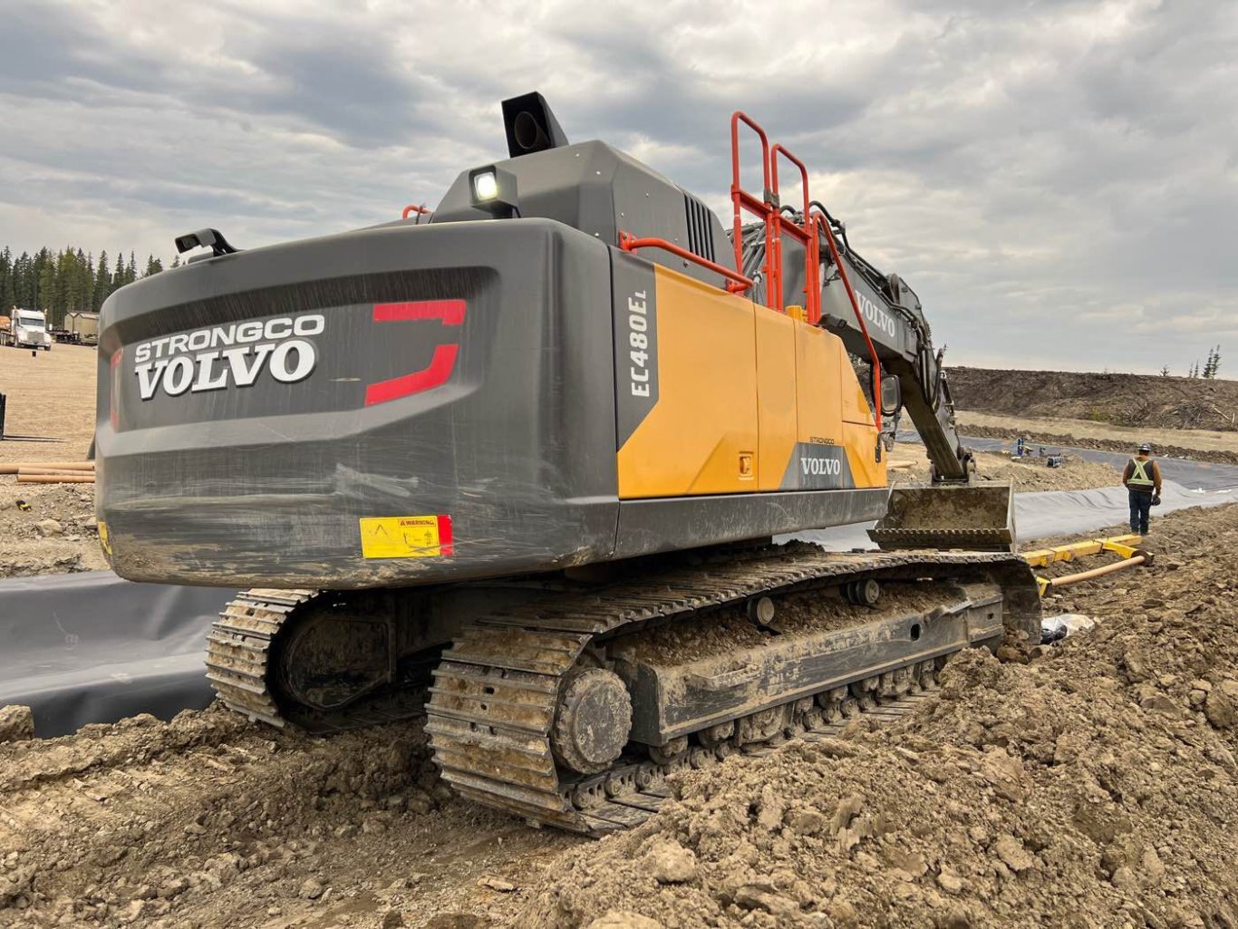 2021 Volvo EC480EL Excavator #7810 JF