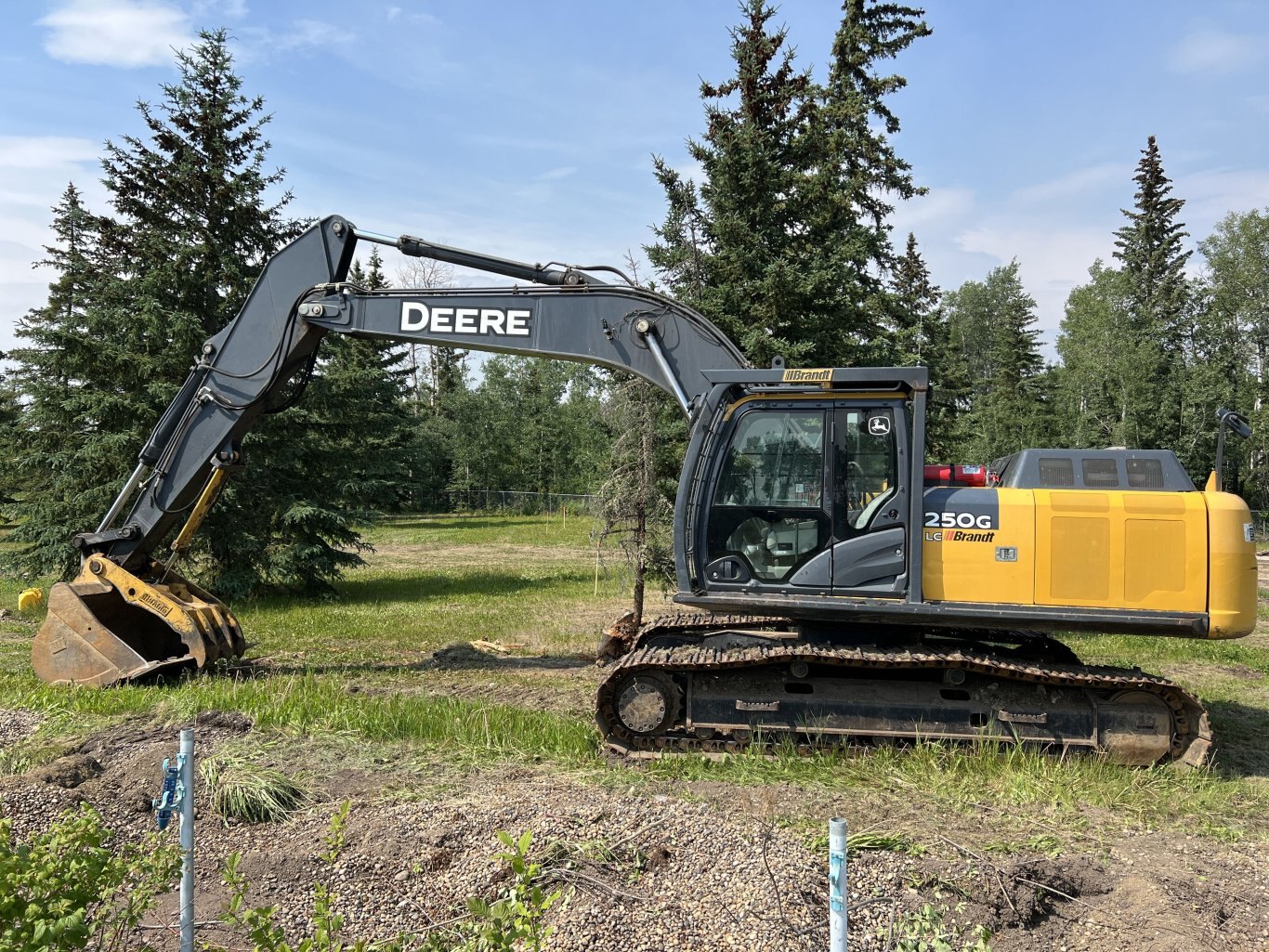 2013 Deere 250G LC Excavator with Thumb #7508 JF