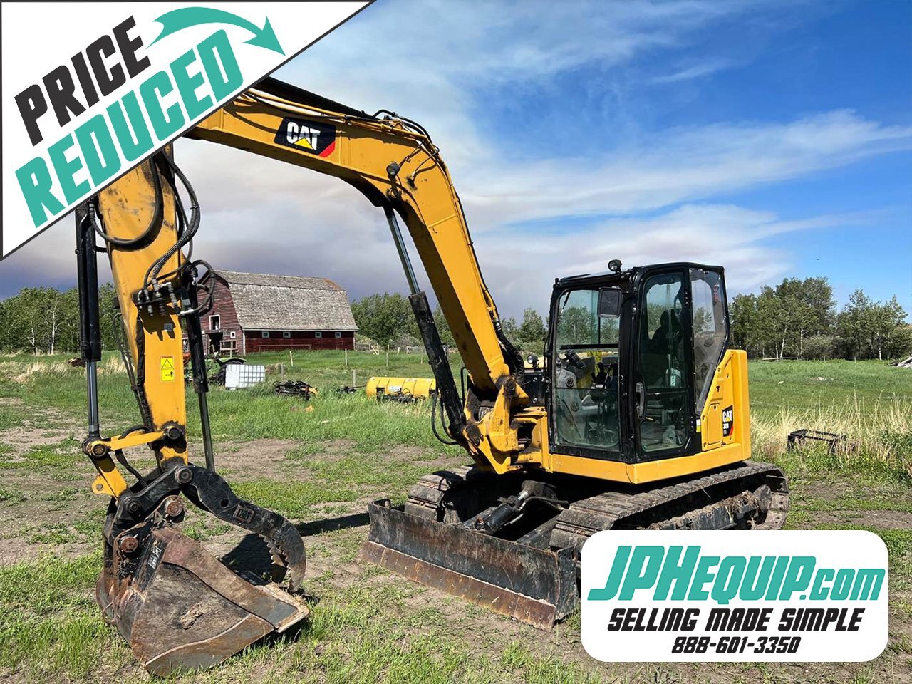 2019 CATERPILLAR 308 CR Excavator #7494 JF