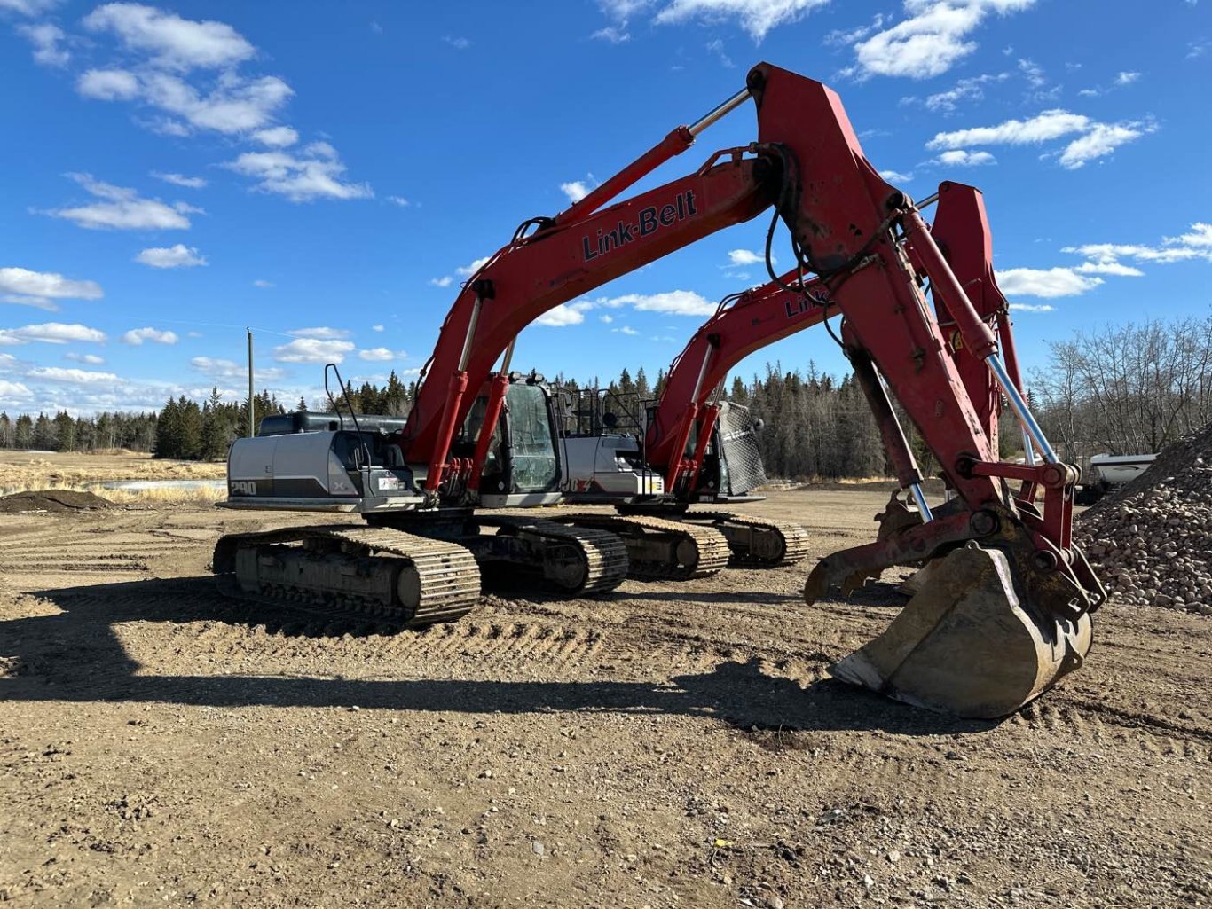 2014 Link belt 290X2 Excavator with Thumb #7183 JP