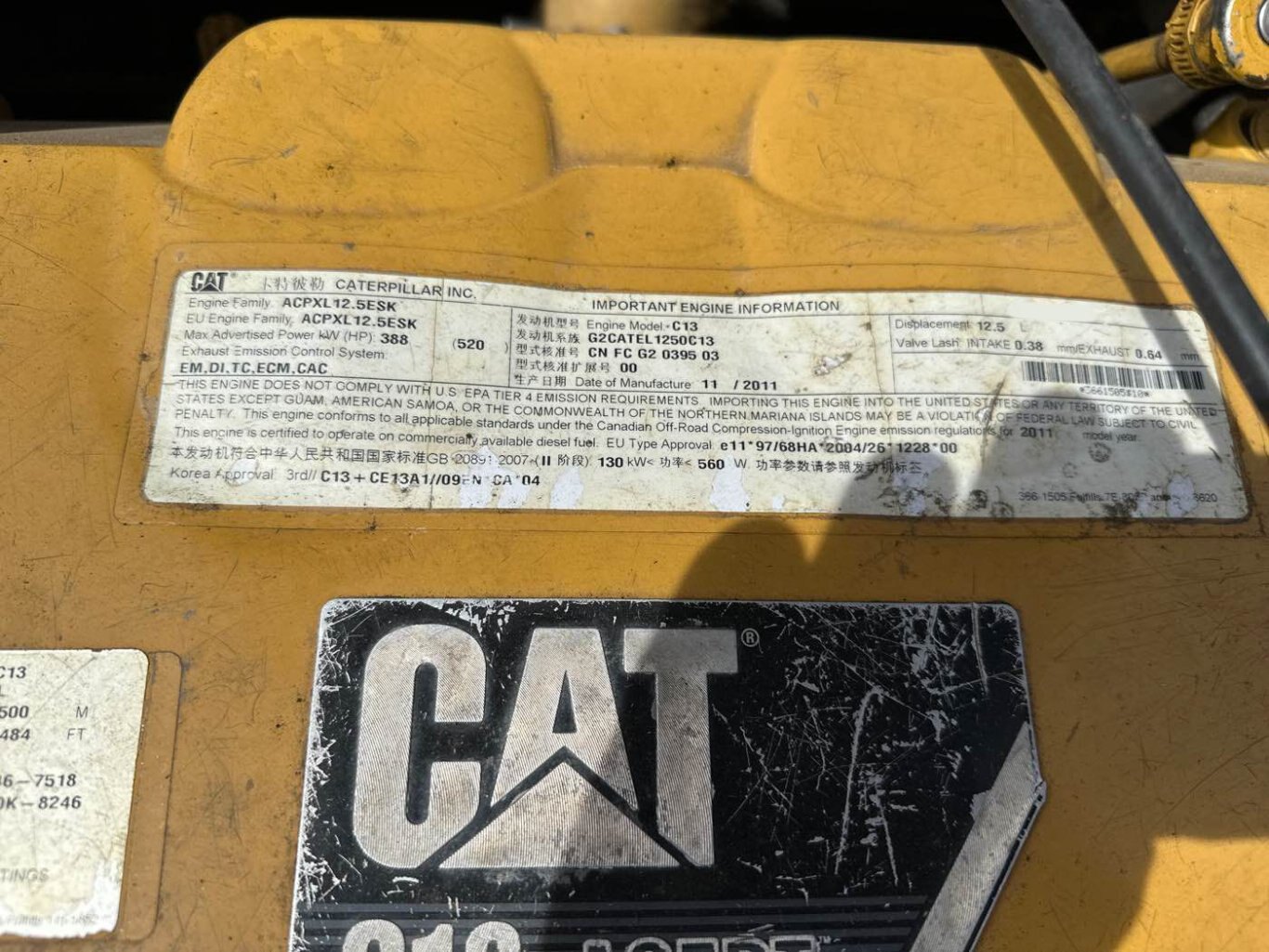 2012 CATERPILLAR 345DL #6446 JPH