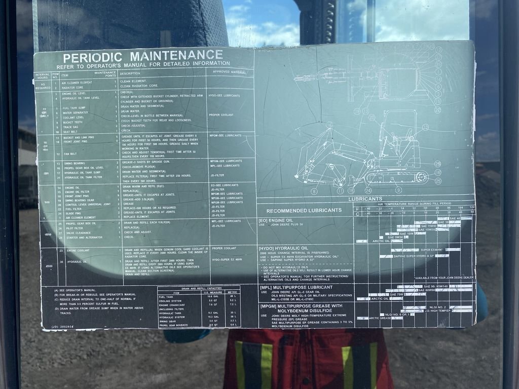 2012 Deere 35D Excavator with Thumb & 2 Buckets #8494 BP