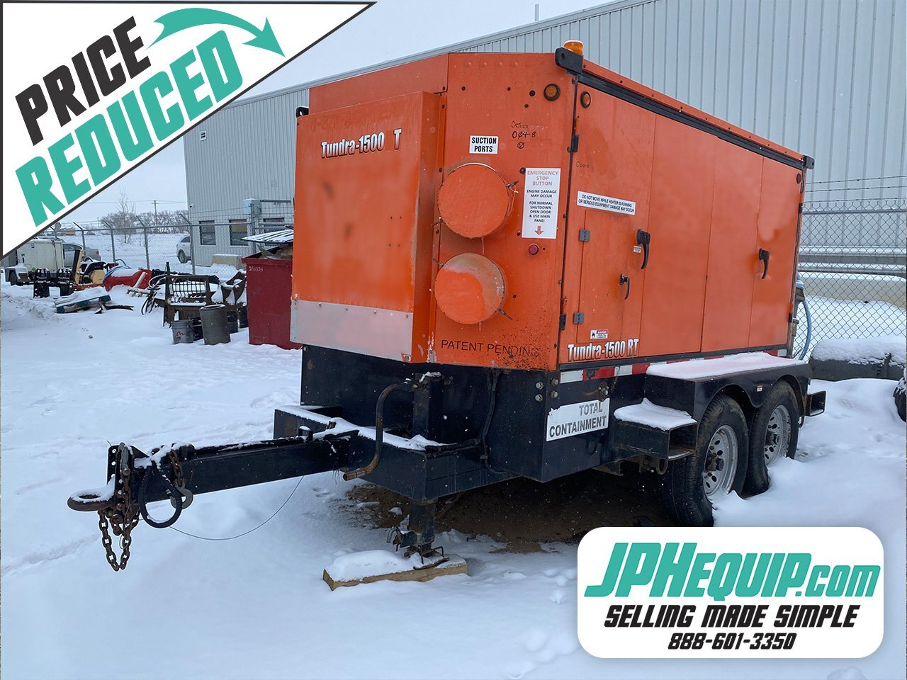 2007 Magtec Tundra 1500 Space Heater Trailer - #8316 BP