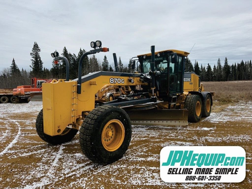 2012 Deere 870G Motor Grader - #6748 JP