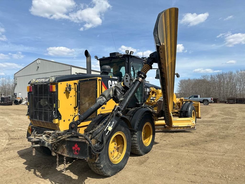 2015 CAT 140M AWD Motor Grader with Snow Wing #8455 JP