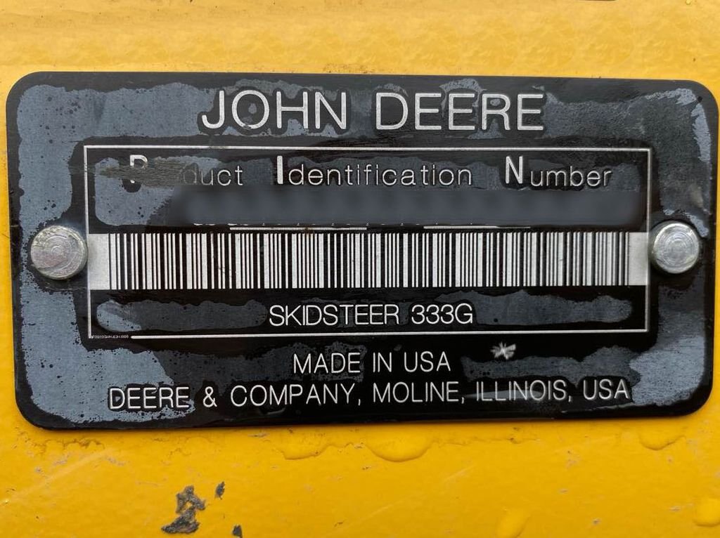 2019 John Deere 333G Track Skid Steer #8501 AS