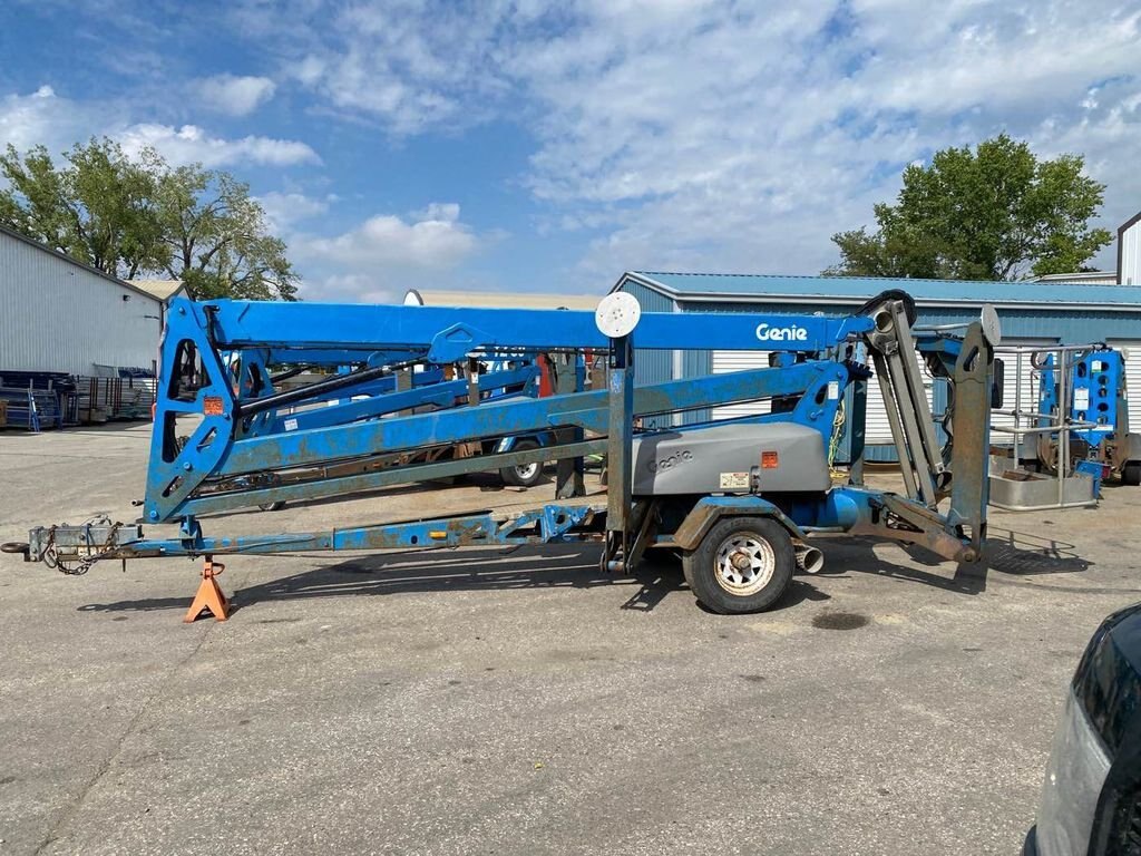 2015 Genie 5TZ 50DC Trailer Mounted Boom w/Drive Trailer Boom Lift #7709 BP