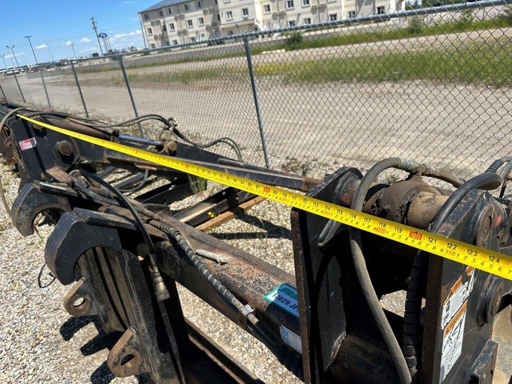 Large Wheel Loader Pipe Grapple 120” wide 84” forks can relug to fit 10029 JPH