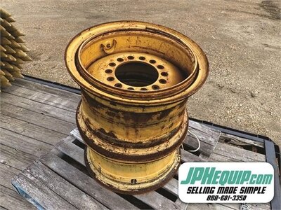 FT025T MOTOR GRADER RIMS CAME OFF 772GP GRADER #7650 BP