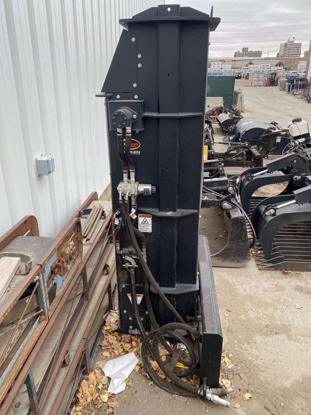 2021 Erskine Skid Steer Post Pounder Post Driver #7896 BP