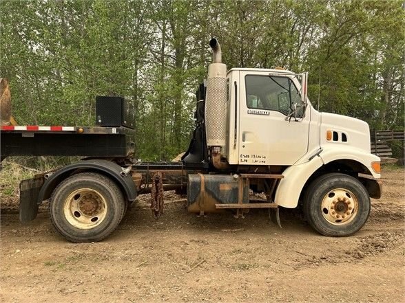 1998 Ford L9501 Single Axle with 2011 Bluesky Tridem Drop Deck Equipment Trailer #7471 JF