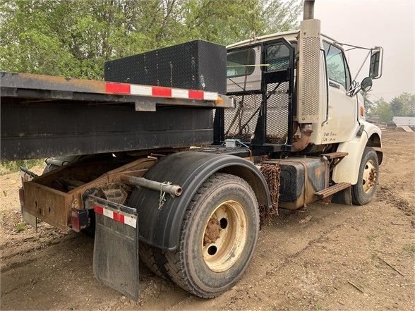 1998 Ford L9501 Single Axle with 2011 Bluesky Tridem Drop Deck Equipment Trailer #7471 JF