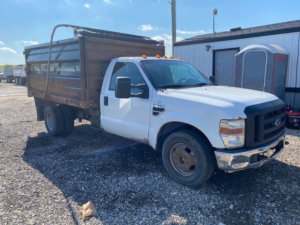 2008 Ford F350 XL Super Duty Dump Truck #7613 AS