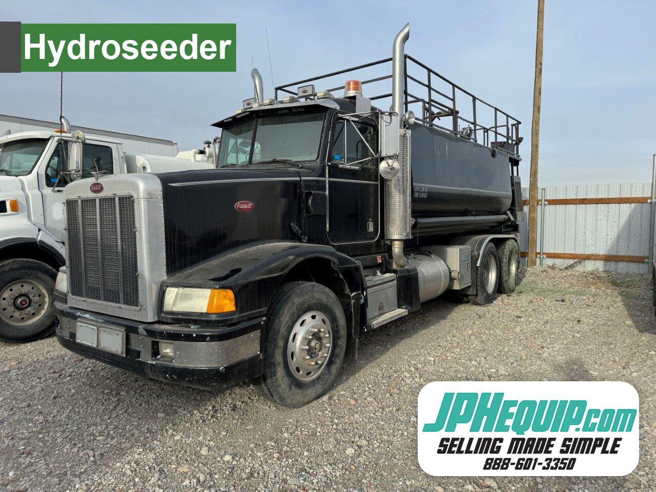 1991 Peterbilt 377, Finn Hydroseeder - 83VVCN JP