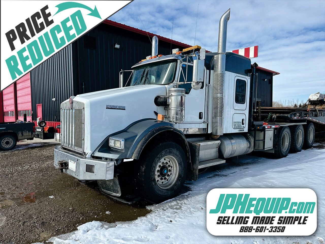 2014 Kenworth T800 Tri axle Winch Truck #7139 AS
