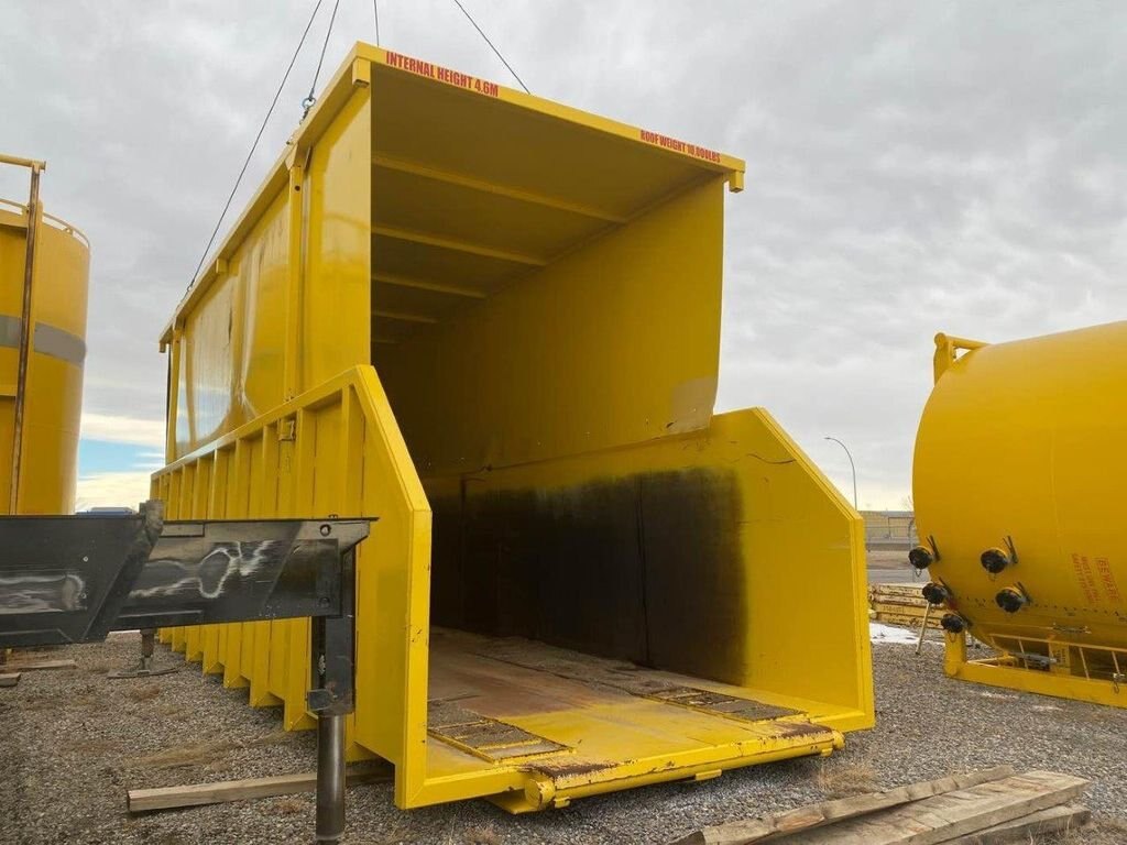 HIGH WALL SHALE BIN WITH RETRACTABLE ROOF