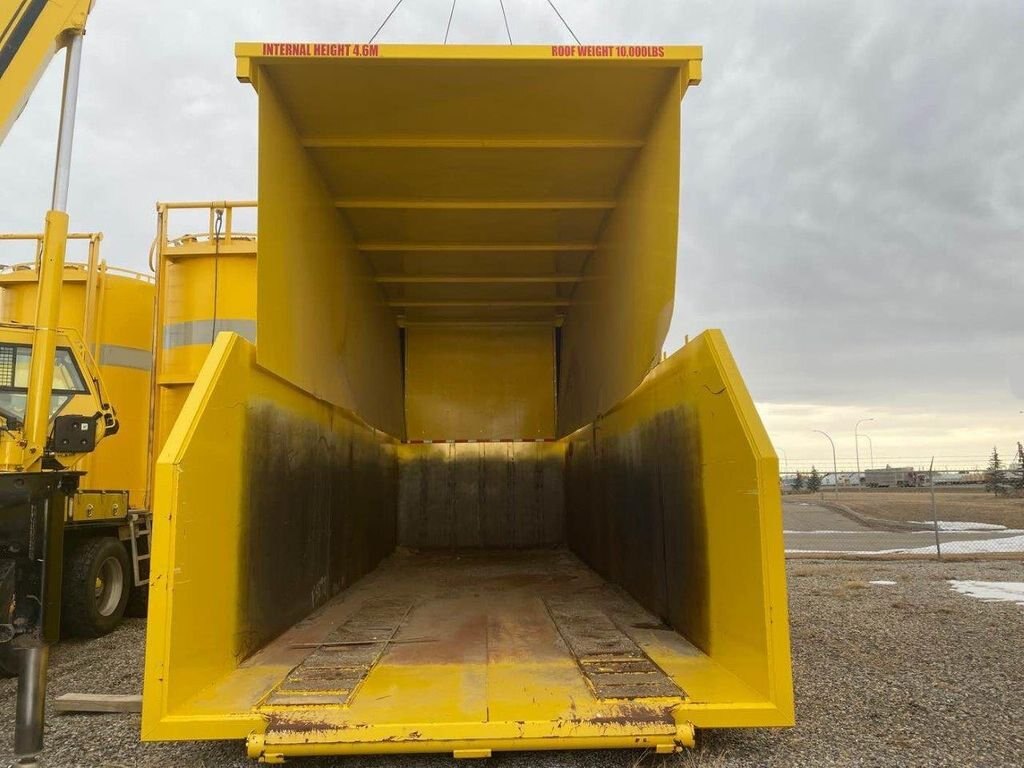 HIGH WALL SHALE BIN WITH RETRACTABLE ROOF