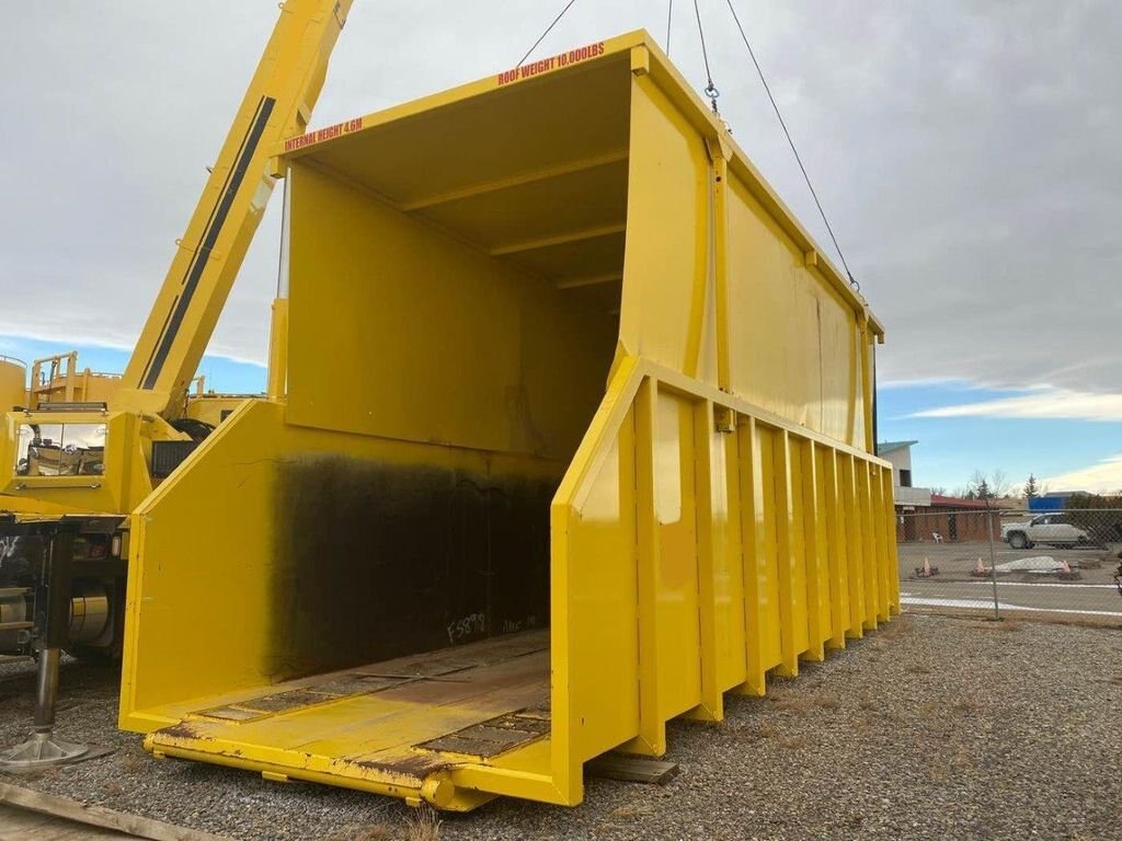 HIGH WALL SHALE BIN WITH RETRACTABLE ROOF