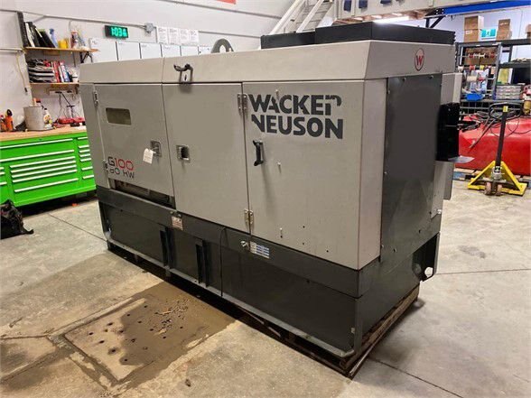 2011 Wacker Neuson G100 80kW Skid Mount Generator