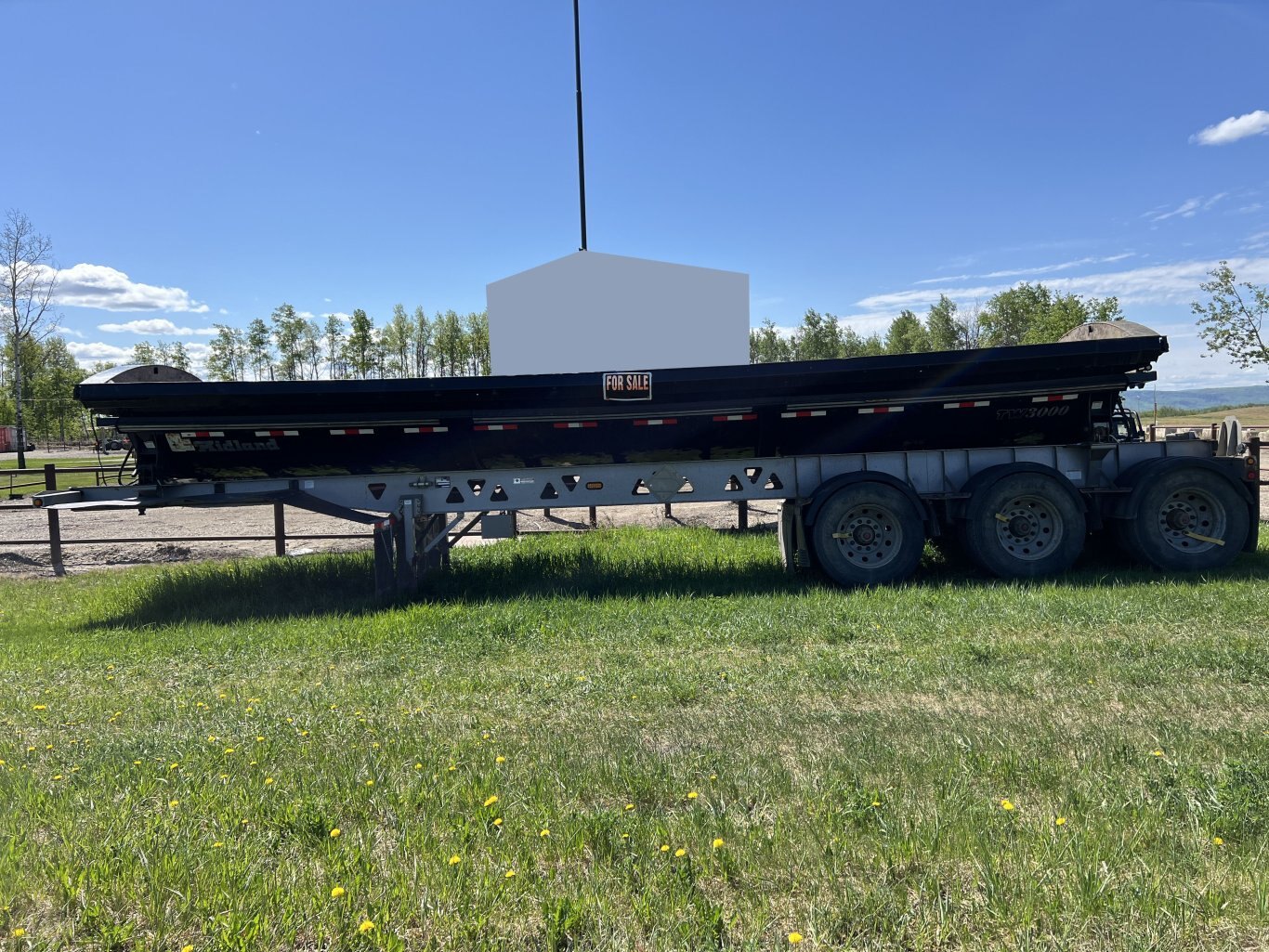 2014 Midland 40FT TW3000 Triaxle Side Dump Trailer #8166 JF