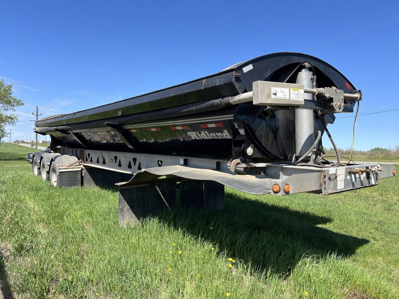 2014 Midland 40FT TW3000 Triaxle Side Dump Trailer #8166 JF