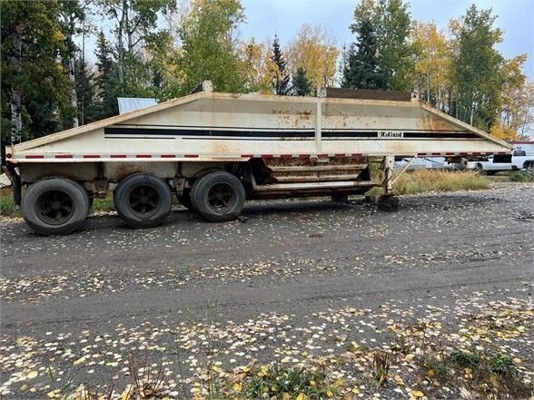 1994 Midland Tridem Clam Dump Gravel Trailer #7886 JF