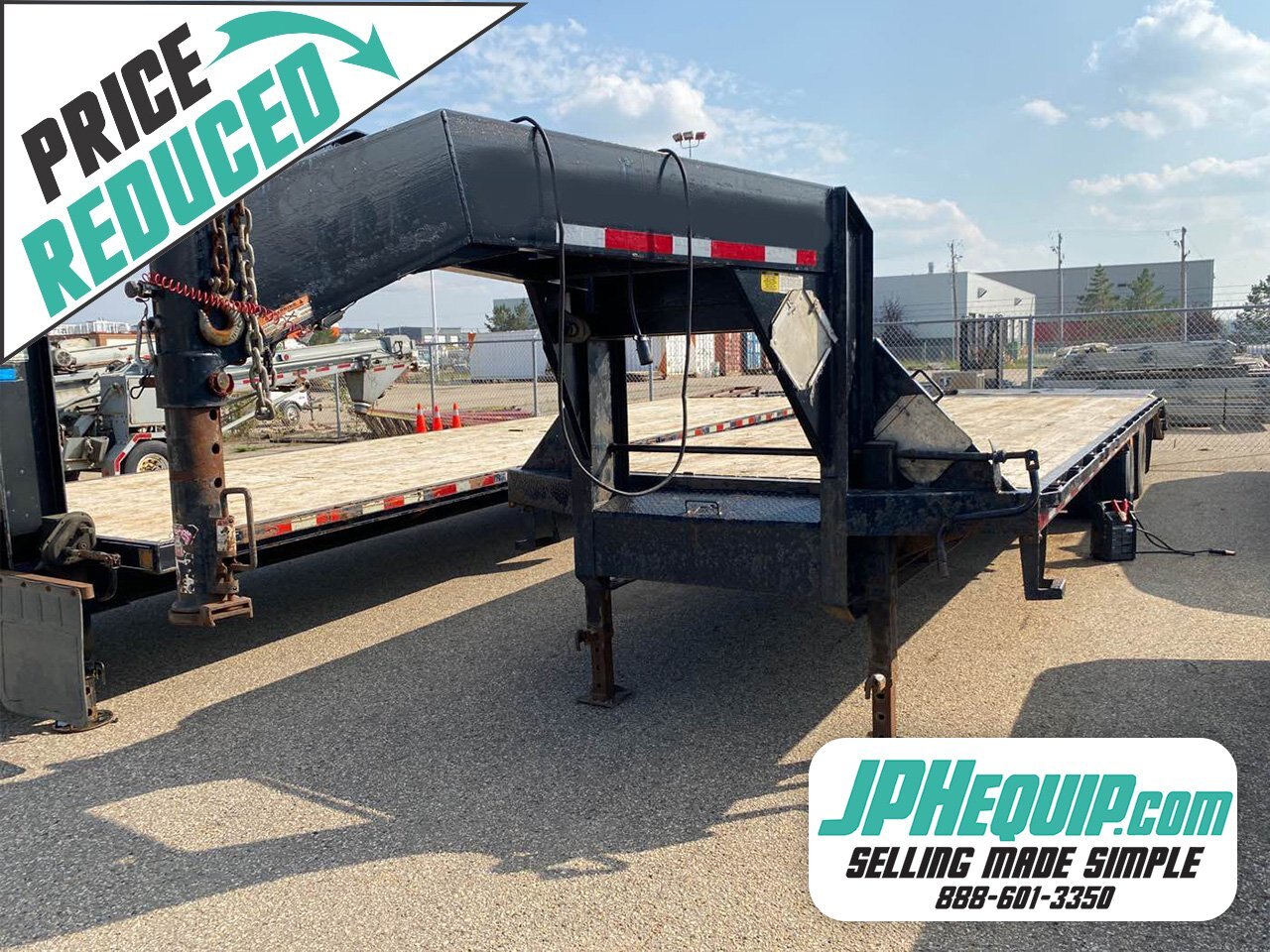 2012 Roadclipper Goose Neck Flat Deck Trailer #7801 AS