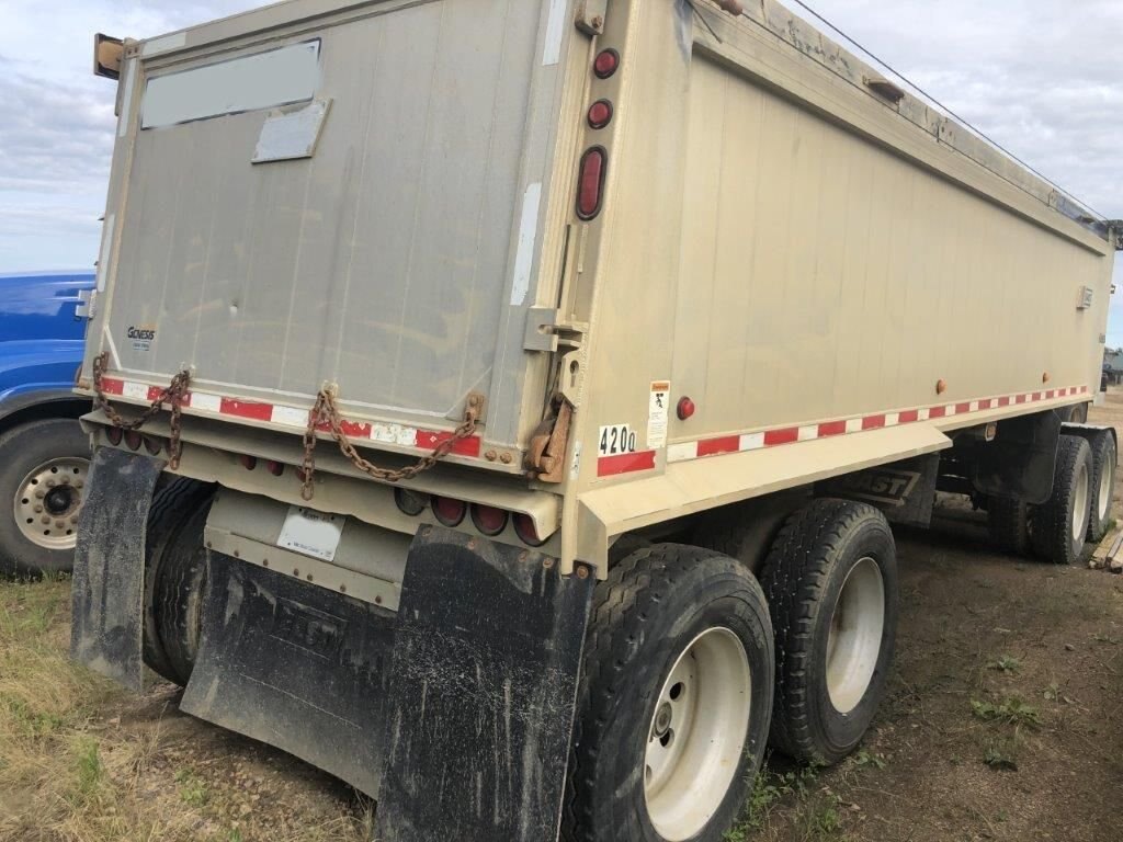 2013 East Aluminum Gravel 29' Quad Wagon Trailer #2957 JP