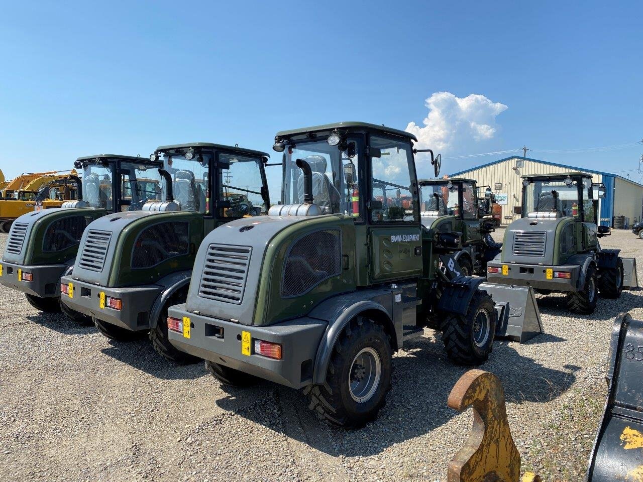 2024 Brawn B15/ER 15 Wheel Loader *** Great Snow Removal Machine Mini Wheel Loader #8833 BP