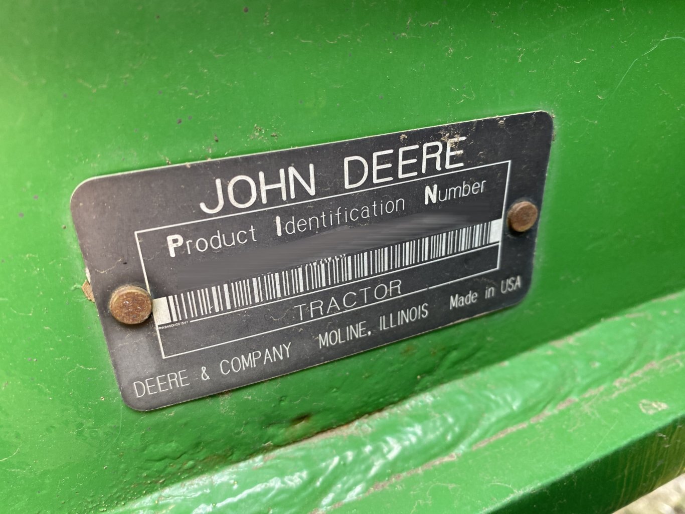 1997 John Deere 9400 Tractor 4WD #8738 BP