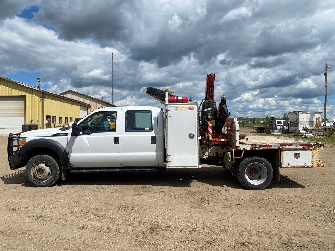 2013 Ford F550 Crew Cab Service Truck with Crane #8745 BP