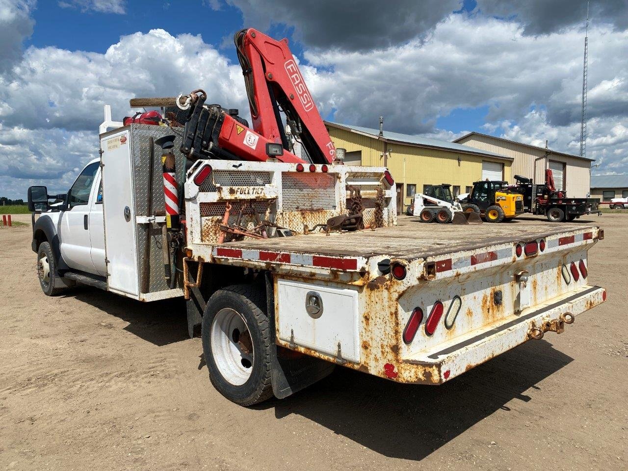 2013 Ford F550 Crew Cab Service Truck with Crane #8745 BP