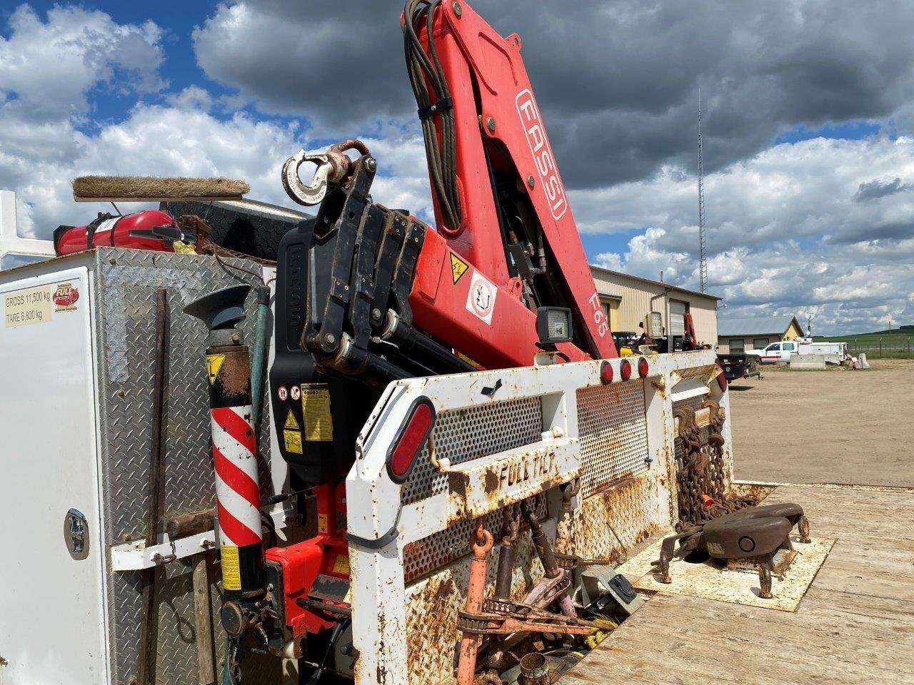 2013 Ford F550 Crew Cab Service Truck with Crane #8745 BP