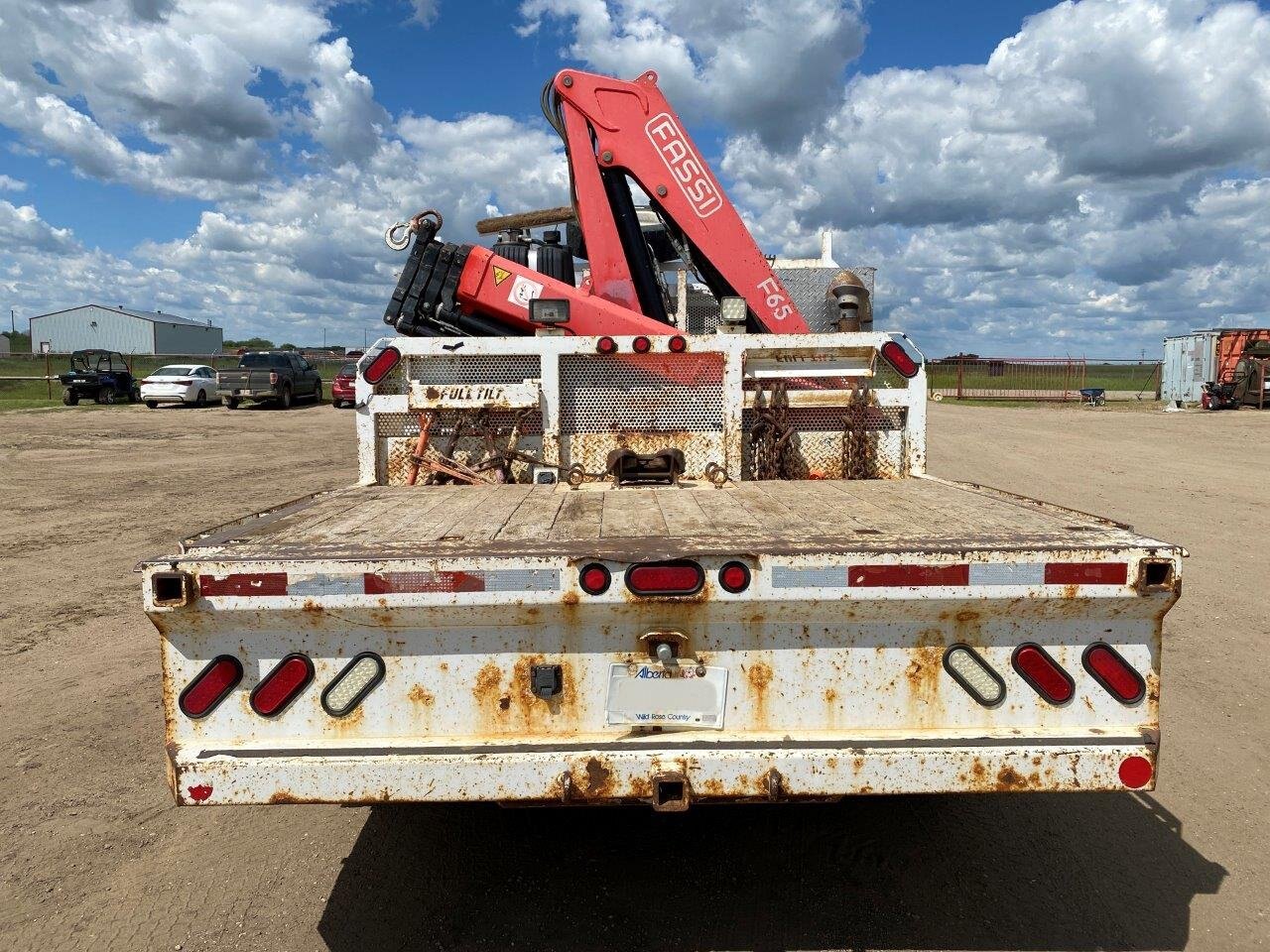 2013 Ford F550 Crew Cab Service Truck with Crane #8745 BP