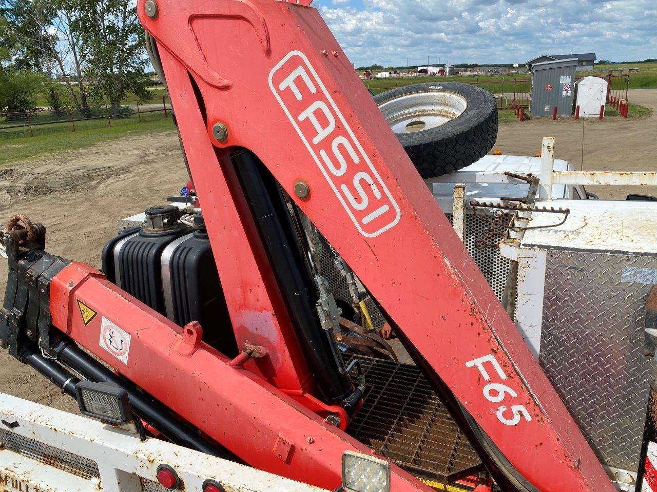 2013 Ford F550 Crew Cab Service Truck with Crane #8745 BP