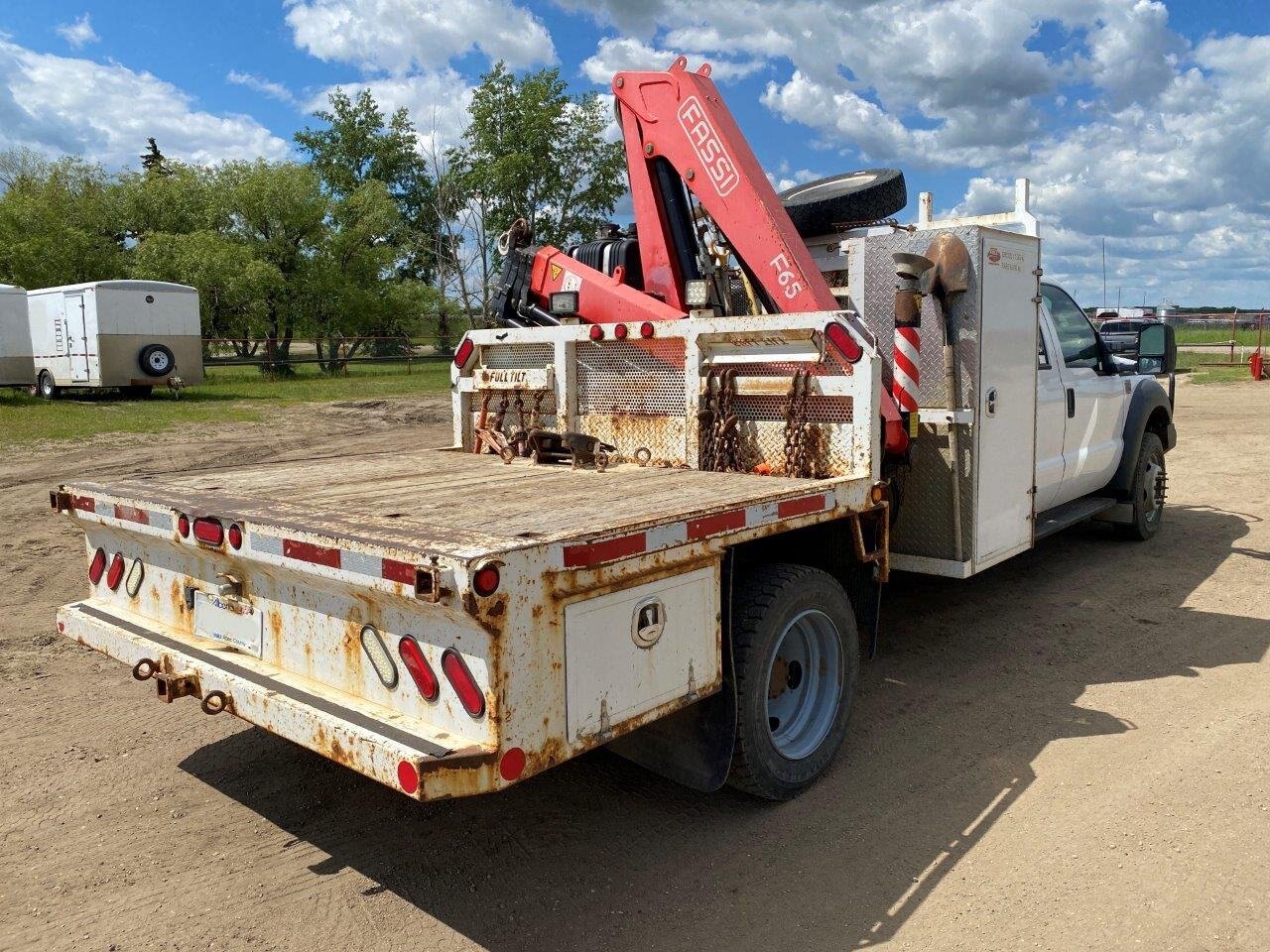 2013 Ford F550 Crew Cab Service Truck with Crane #8745 BP