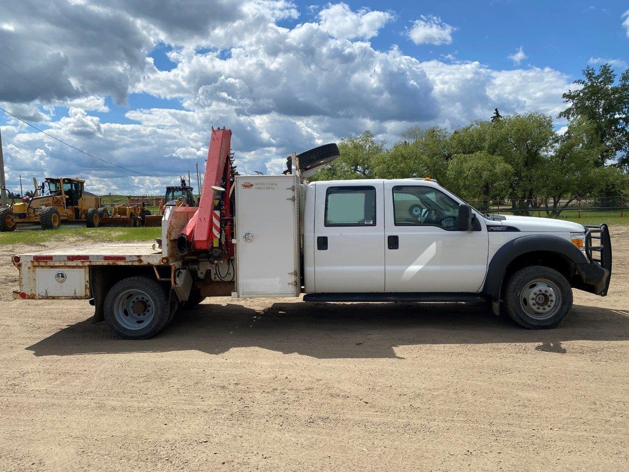 2013 Ford F550 Crew Cab Service Truck with Crane #8745 BP