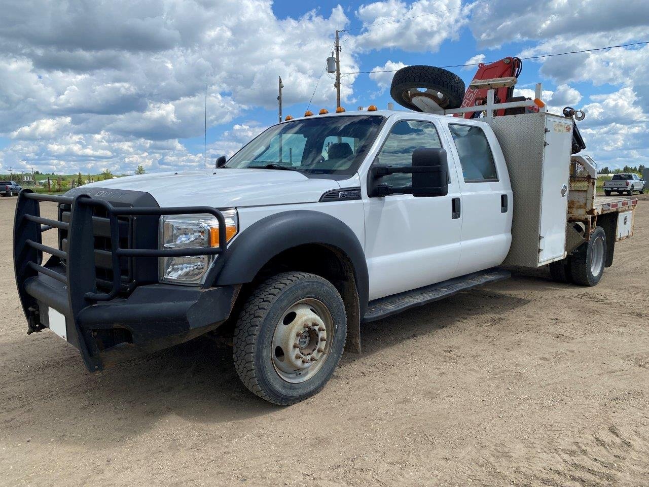 2013 Ford F550 Crew Cab Service Truck with Crane #8745 BP