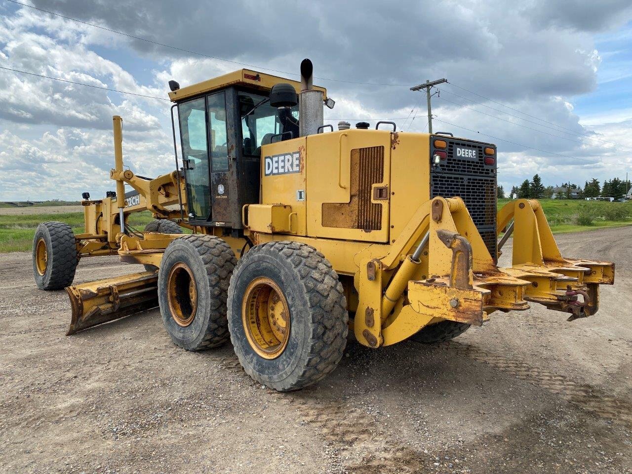 2003 Deere 772CH II Motor Grader 6WD with 12ft Snow Wing #8748 BP